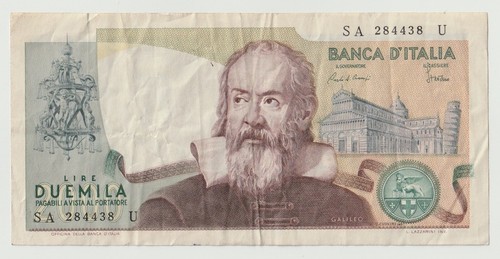 Italy 2000 lire 1983 - lire, (oct