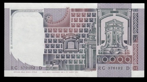 001033 italy 000 lire - 10.000,