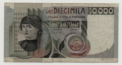 Italy 10000 lire - italy, 1982