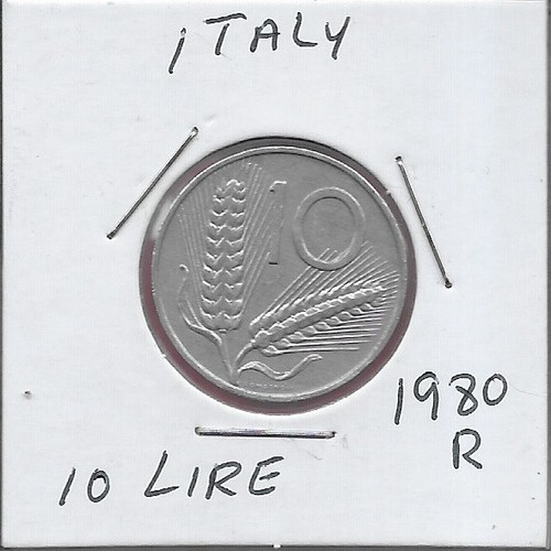 Aratro italia lire - lire, 1980r