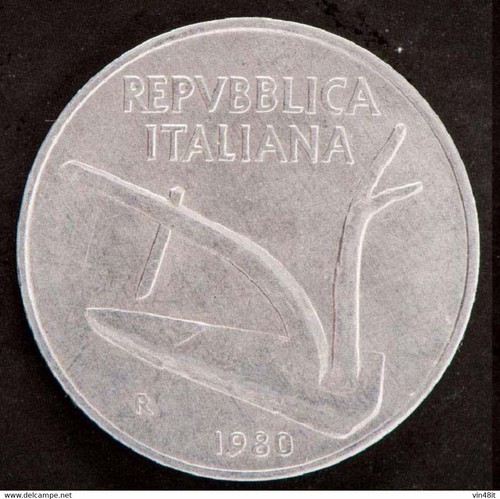 1980 italia moneta - -,