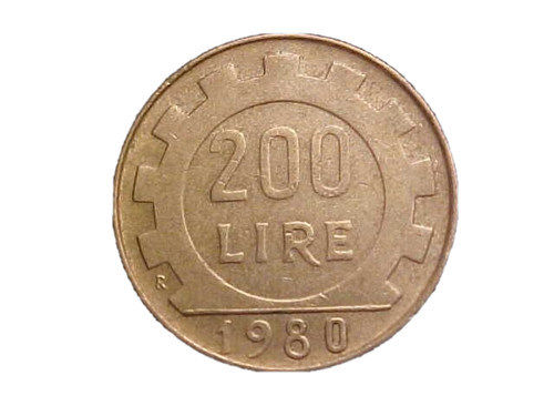 1980 italy 200 lire - km#,