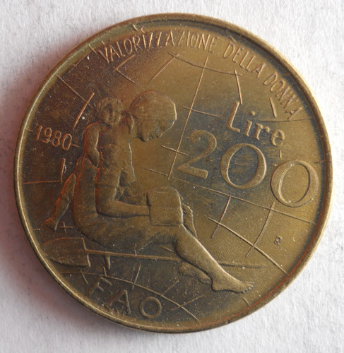 1980 italy 200 lire - italy,