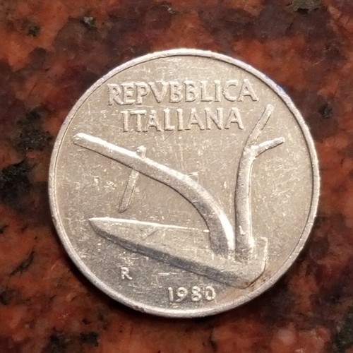 1980 italy lire coin - 1980,