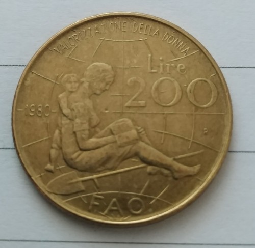 Commemorative 200 lire 1980 - 200,