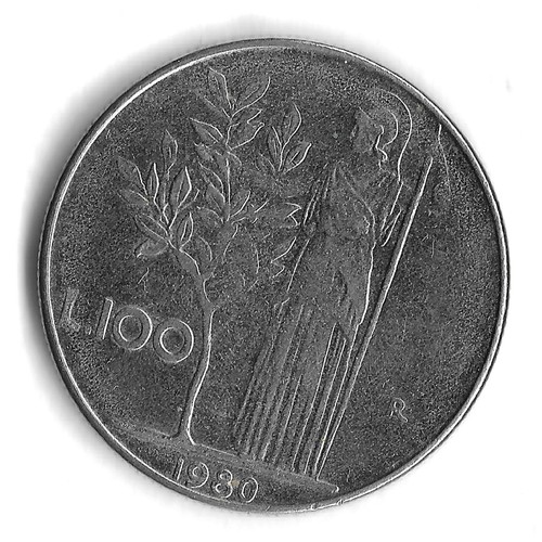 1980 italy 100 lire - 1980, world
