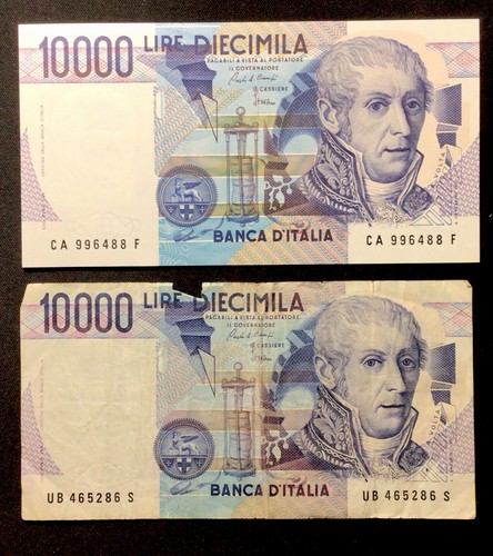 1984 italy 000 lire - 10,000,