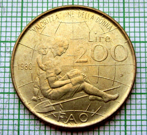Italy 1980 200 lire fao - 200,