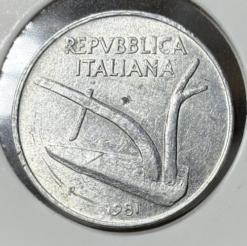 1981 italy lire ten - 1981,