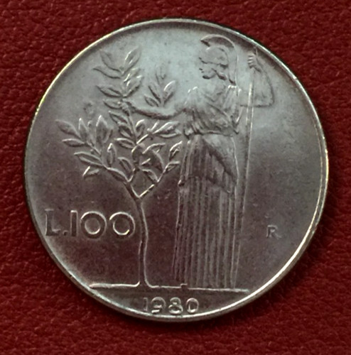 Italia 1980 100 lire - 1980,, very