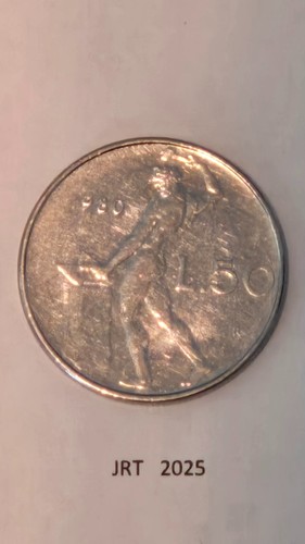 1980 italy lire - l.50,