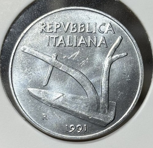 1991 italy lire ten - 1991,