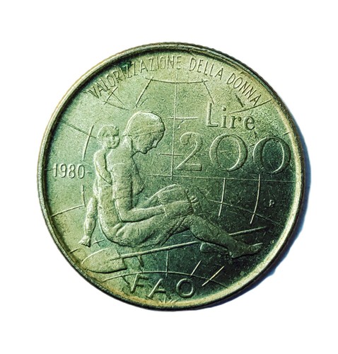 1980 italy 200 lire - italy,