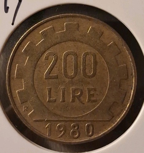 1980 italy 200 lire - 1980,